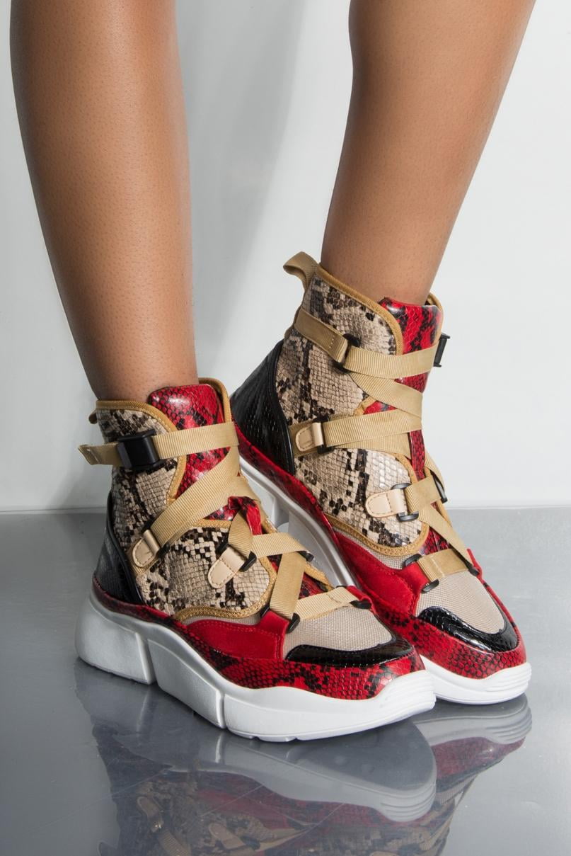 high top bootie sneakers