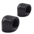 thumbnail image 1 of Marrteum G1/4 "Hembra A Hembra Adaptador De Codo De 90 Grados Extensor Conector Accesorios Para Sistema De Refrigeración Por Agua De Computadora Negro Paquete De 2, 1 of 3
