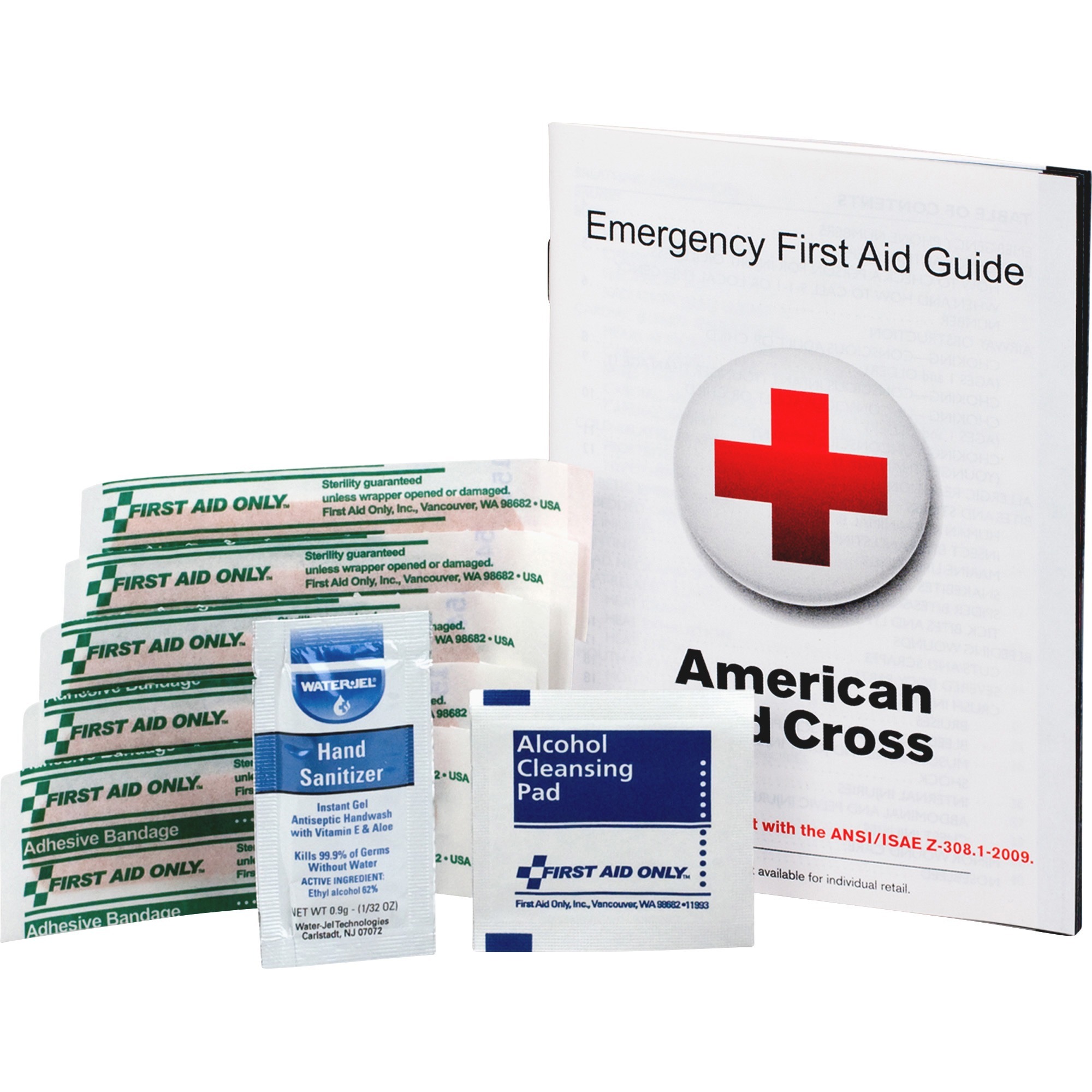 First Aid Only, FAOFAE6017, First Aid Guide Refill Kit, 1 Each, White