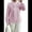 Pink, variant on Women'S Button Down Shirt Stand Collar Ruffle Top Striped Long Sleeve Shirts Work Tops for Women Trendy White L