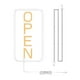 thumbnail image 2 of LED neón abierto, decoración de letrero, 42x23cm, acrílico, letrero iluminado brillante, abierto, alimentado por USB, para ventana, Bar, negocios, tie vertical, 2 of 8