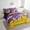 Purple Yellow, variant on Erosebridal 7 Pcs Comforter Set King Size,Football Bed in a Bag with Flat Sheet and Fitted Sheet and Adults,Sports Fan Bedding Set with Pillowcase and Sham(Philadelphia)