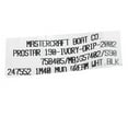 thumbnail image 2 of MasterCraft Boat Raised Brand Decal 758405 | Prostar 190 Sticker (2Pc), 2 of 2