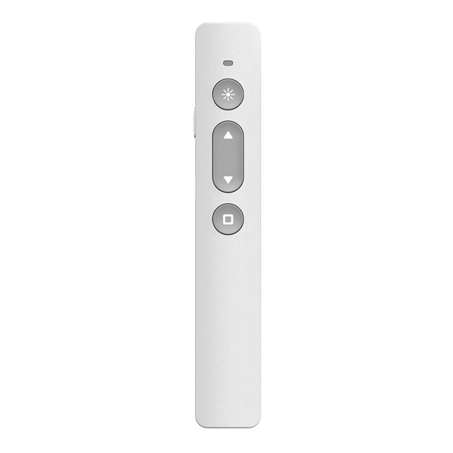 Sywqhk 2.4GHz Wireless Flip Pen PPT Slide Carga USB Powerpoint Pointer (Blanco)