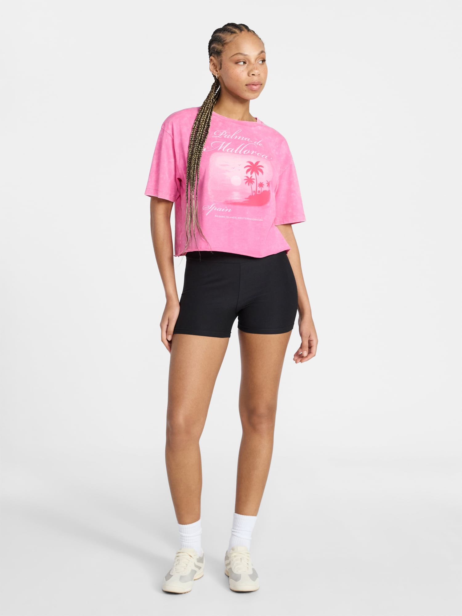 No Boundaries Shorty Shorts, 3'' Inseam, Women's XXS/XS-XXL/1X