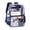 Navy, variant on Soda Candy Clear Backpack Heavy Duty Stadium Approved See Through Book Bag Large Pvc Waterproof Transparent Bookback with Reinforced Strap for Work Security Concerts College, Navy