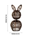 thumbnail image 2 of Wicker Easter Bunny,Wicker Easter Bunny Decor, Wicker Easter Bunny Outside, Wicker Easter Bunny for Porch, Rattan Wicker Easter Bunny, Easter Decorations for Home(7.87INCH), 2 of 6