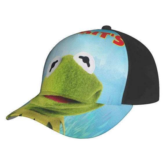 Unisex Kermit The Frog Baseball Cap Adjustable Trucker Hat For Running Sports Hiking Camping