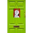 thumbnail image 2 of Havanese Red Snowflakes Holiday Wall or Door Hanging Prints, 2 of 2