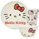 thumbnail image 4 of Juego Vajilla Familiar Coleccionable de Bambú Ambient 21 Diseño Hello Kitty 12 Piezas Blanca con Caja de Regalo, 4 of 6