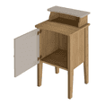thumbnail image 4 of Mesa Lateral Bertolini Charlotte Verde Roble, 4 of 4