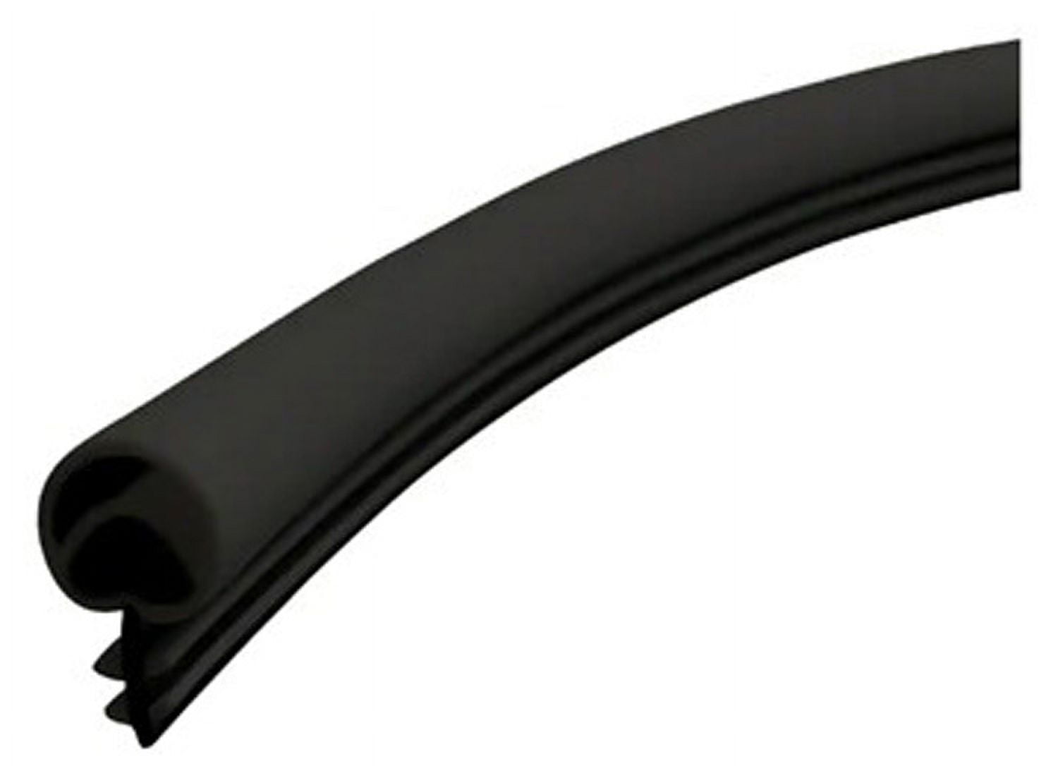 Frost King® T81BK Bulb-Shape Door Replacement Rubber Weather Stripping Seal, 3/8" x 81'
