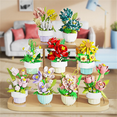 thumbnail image 3 of GZBrick Succulent Bouquet Building Sets Not Compatible with Lego Flowers Mini Bonsai Blocks for Adults Girls 138PCS, 3 of 4