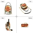 thumbnail image 3 of ALAZA Chain Crossbody Bags for Women Rose Flower Shoulder Handbag Phone Purse, 3 of 5