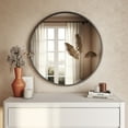 thumbnail image 2 of Bali Modern Round Wall Mirror - 32" Gray, 2 of 5