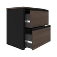 thumbnail image 2 of Bestar Connexion 2 Drawer Lateral File Cabinet in Antigua and Black, 2 of 3