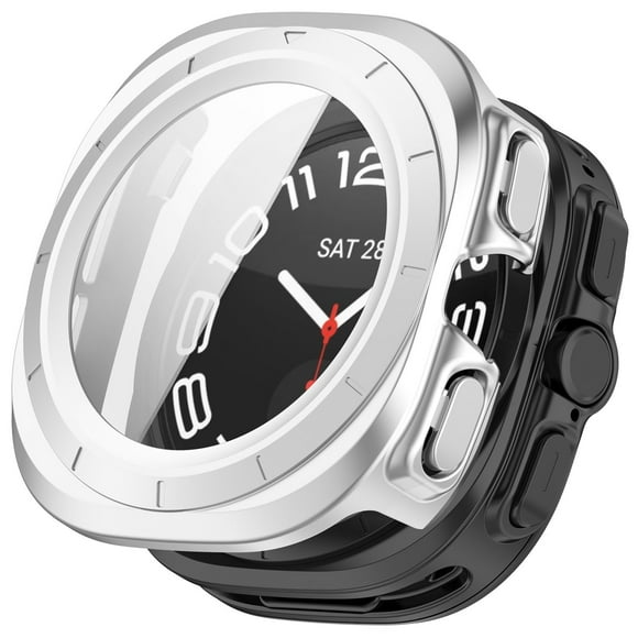 Étui de Protection Intégré PC + Verre Trempé pour Montre Intelligente Installation Facile Protection d'Écran