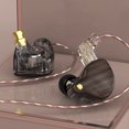 thumbnail image 2 of Auriculares deportivos de alta fidelidad con llamada HD para tarjetas de sonido teléfonos móviles auriculares de grano de madera, 2 of 9
