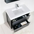 thumbnail image 4 of Kubebath Bliss 36" Black Free Standing Modern Bathroom Vanity, 4 of 9