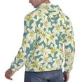 thumbnail image 6 of Lsque Lilies Flowers Pattern Casual Men's Hoodie,Hooded Sweatshirt with Kangaroo Pocket,Pullover Hoodie-X-Large, 6 of 7