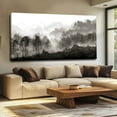 thumbnail image 4 of Black and White Wall Art Tree Canvas Prints Pictures Landscape Artwork 29"x58" Large Wall Decorations for Living Room Kitchen, 4 of 8