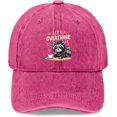 thumbnail image 1 of Cute Raccoon Thinking Graphic Hat Men Funny Baseball Caps Funny Gifts for Men, 1 of 7