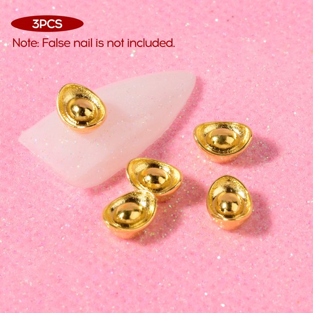 Joyería de uñas Circón Lujo Año Nuevo Diamante Etiqueta de uñas Suerte TFixol etiqueta engomada del clavo