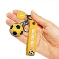 thumbnail image 4 of Qonioi European Cup Football Keychain, Glue Football Pendant Jewelry, Soccer Gift Accessory, Sports Key Ring, 4 of 7