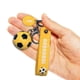 thumbnail image 4 of Llavero de la Copa de Europa de Fútbol | Colgante de acero inoxidable con forma de balón de fútbol | Regalo para jugadores, entrenadores y aficionados | Llavero deportivo de 3,7 x 2,4 cm, 4 of 5