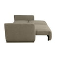 thumbnail image 3 of Serta Taggert Convertible Sofa in Brown Fabric Upholstery, 3 of 14