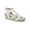 Cream, variant on Womens Raeanne Faux Leather Strappy Wedge Sandals