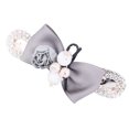 thumbnail image 1 of Accesorios para el cabello hermosos para mujer, joyería con diseño de flores y diamantes de imitación (gris), 1 of 2