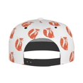 thumbnail image 2 of Kdxio Orange Fox Print Snapback Hat for Men Women,Adjustable Baseball Cap, 2 of 7