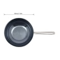 thumbnail image 2 of Round Sanding Traditional Wok Sturdy and Durable Frying Pan with Lid, About 5L, 2 of 21