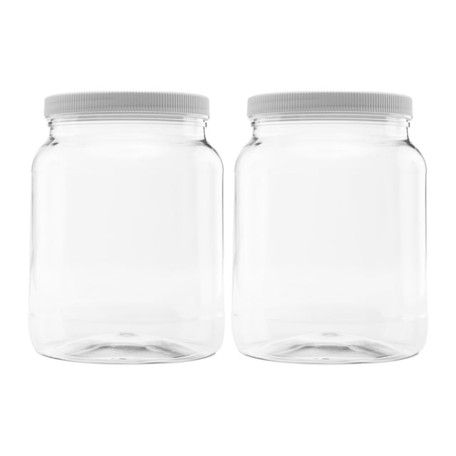 Frascos para Almacenamiento de Alimentos Clearview Containers Paquete de 2 de 1.9L