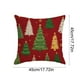 thumbnail image 3 of Decoraciones navideñas, adornos navideños, regalos navideños. Funda de almohada navideña de 45 x 45 cm. Decoración navideña. Funda de almohada de poliéster para decoración del hogar., 3 of 6