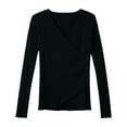 thumbnail image 4 of Ediodpoh Womens Sweaters Soft Ribbed Knit Pullover Neck Casual Comfortable for Everyday Wear Versatile Black, 4 of 4