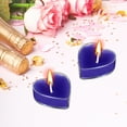 thumbnail image 2 of pstuiky Velas creativas de plástico en forma de corazón (9 unidades) de PVC ideales para cumpleaños cenas románticas y otras ocasiones., 2 of 6