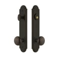 thumbnail image 5 of Grandeur Arc Tall Plate Single Cylinder One Piece Knobset with Knob, 5 of 6
