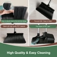 thumbnail image 5 of Eyliden 52" Long Handle Broom and Dustpan Set, Black, 5 of 8