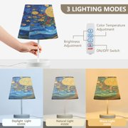 YAZAOO Table Lamp Creative Celestial Garden Pattern Simple Pattern Night Light