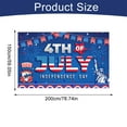 Xindewwl Independence Day Background American Flag Statue Of Patriotic