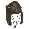 thumbnail image 5 of Angmile Dog Aviator Hat, Dog Winter Pilot Hat with Ear Flaps for Cold Weather, 5 of 7