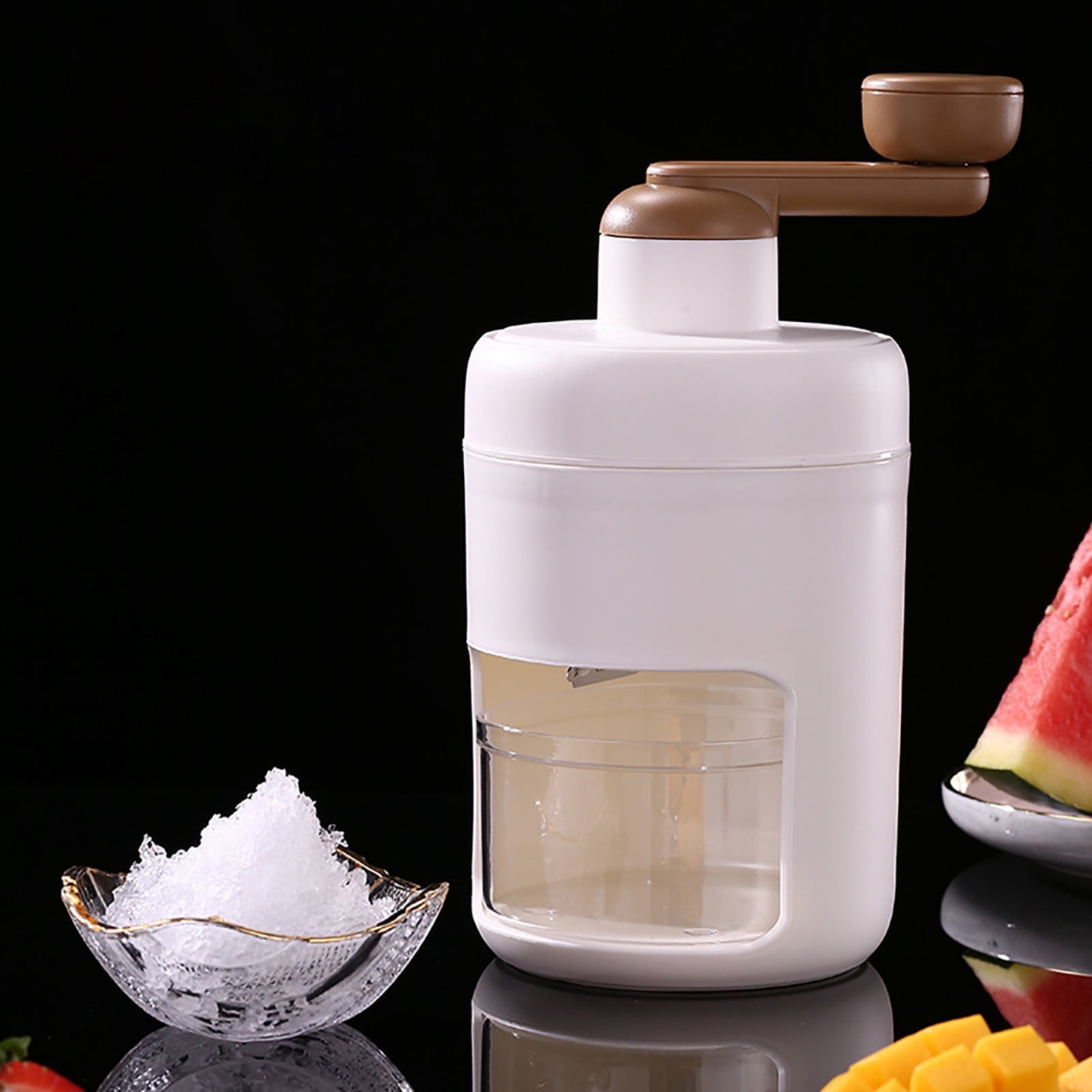 Cadorn Hand - Crank Ice Shaver - Manual Ice Crusher for Home Use, Slushies & Snow Cones