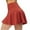 Red, variant on IROINNID Mini Elastic Waist Skirt For Women Fake Two-piece Running Casual Summer Sports Exercise CyclingGym Yoga Tennis Skirt (including Pocket) Solid Color Skirt