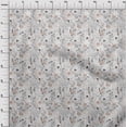 thumbnail image 4 of oneOone Silk Tabby Brown Fabric Floral Sewing Fabric By The Yard Printed Diy Clothing Sewing Supplies 42 Inch Wide, 4 of 4