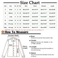 thumbnail image 3 of CEHVOM Femmes 3/4Sleeve Mode Décontracté Confortable Impression Cardigan Chemisier Dégagement, 3 of 5