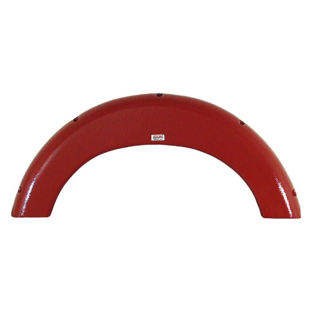 Icon 12355 Single Fender Skirt for T@B FS2355 - Red