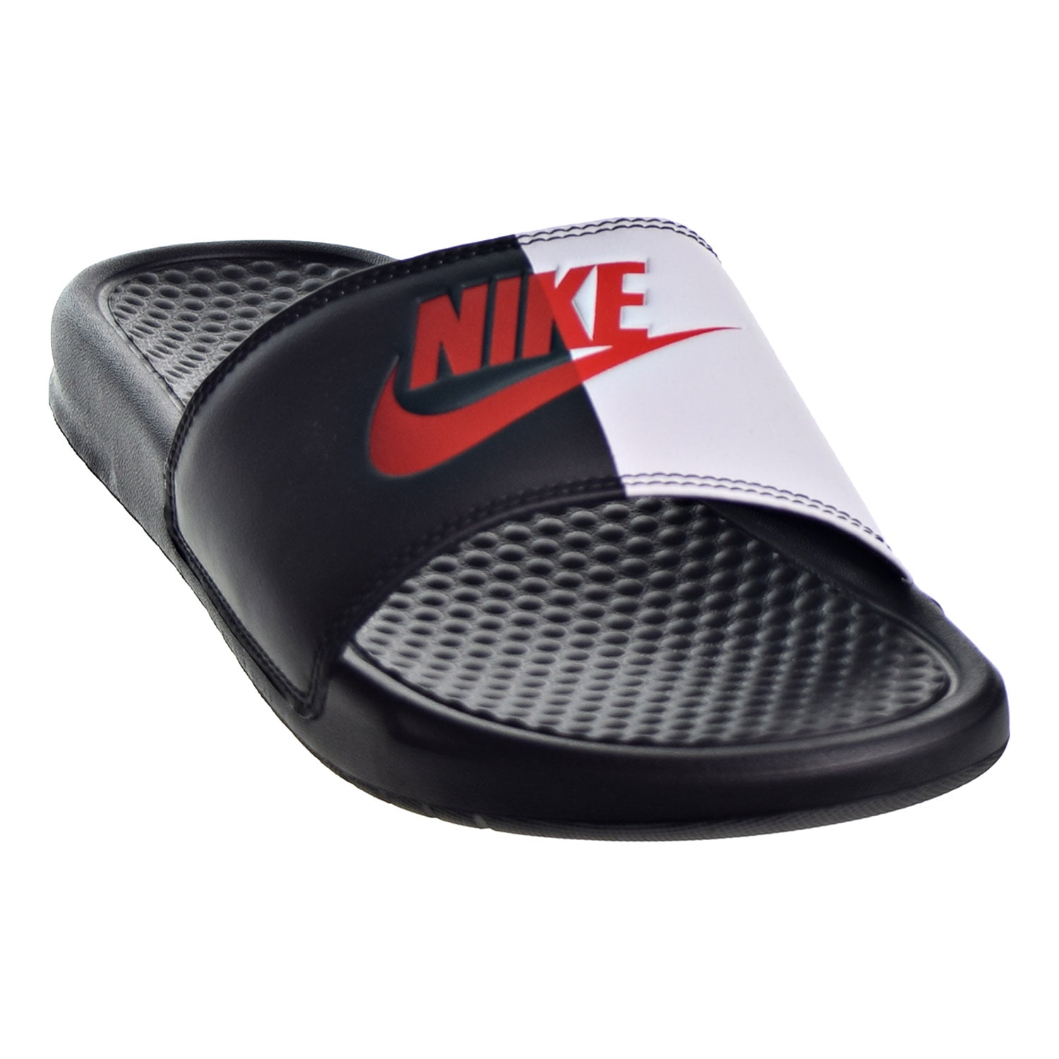 nike benassi red and black