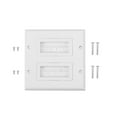 thumbnail image 2 of Cepillo De Placa De Pared Placas De Pared Placa De Pared De Plástico Cepillo Antipolvo De Plástico Cable Placa De Pared Puerto Insertar Cubierta Montaje De Salida Panel, 2 of 2